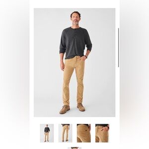 Faherty Stretch Corduroy 5 Pocket Pant